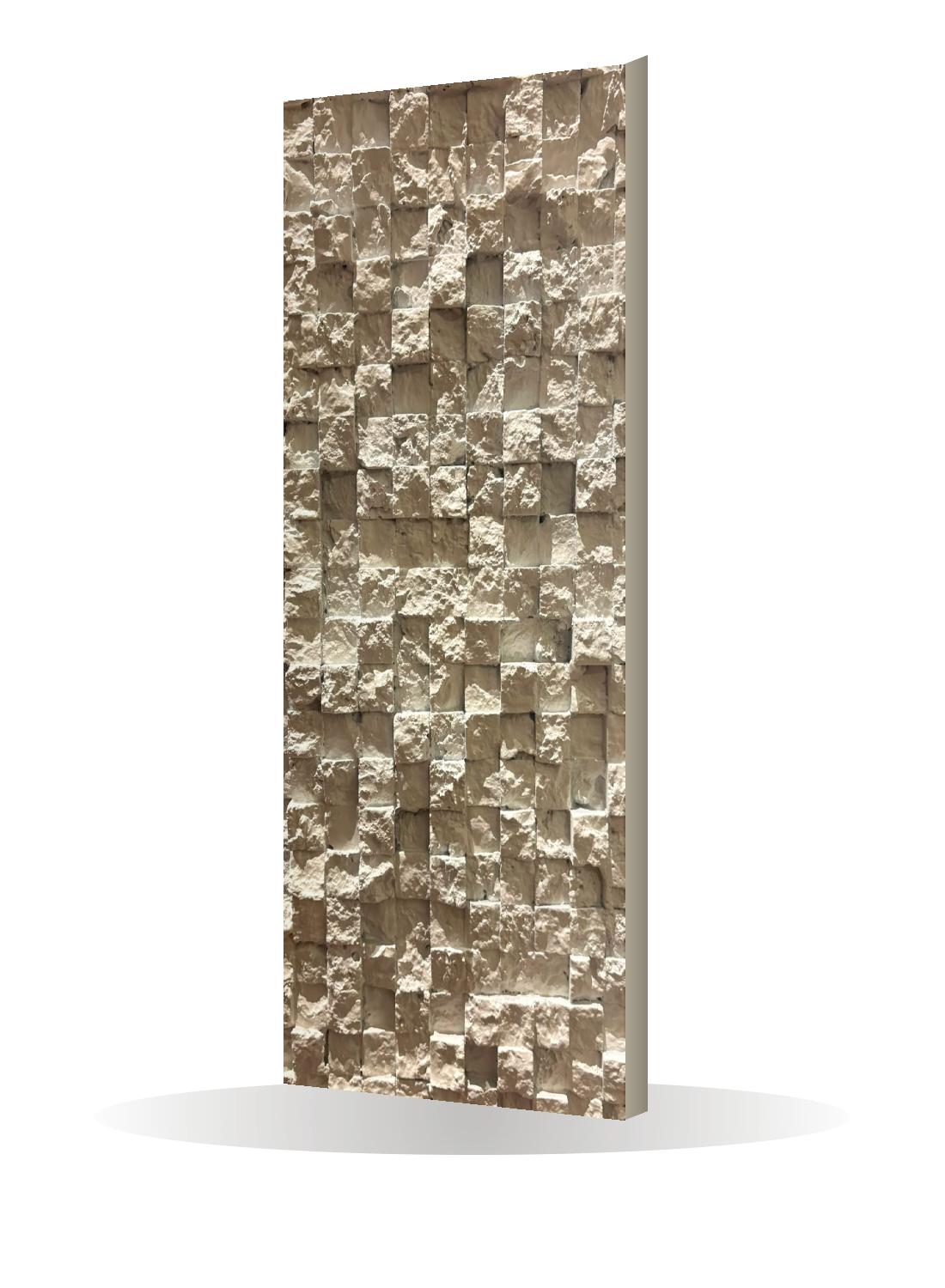 Panneau mural Cubo — mosaïque pierre éclatée