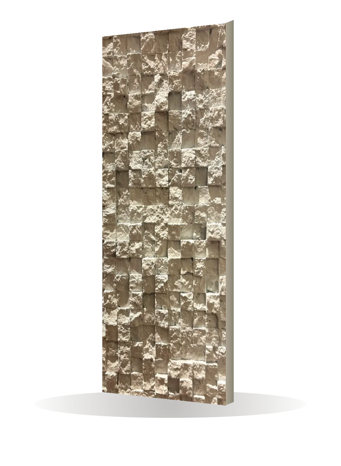 Panneau mural Cubo — mosaïque pierre éclatée